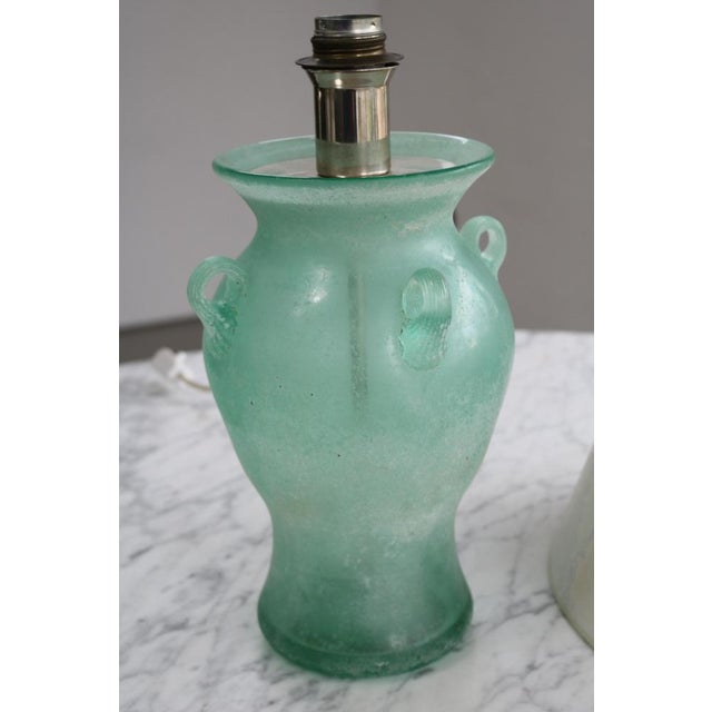 Italian Murano Amphore Lamp, 1970s For Sale - Image 9 of 12