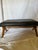 Wood Authentic t.h. Robsjohn-Gibbings for Widdicomb Walnut X-Base Footrest Ottoman, Labeled, C. 1952-1955 For Sale - Image 7 of 12