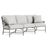 Brown Jordan Venetian Sofa, Mica frame with Fusion Dove fabric For Sale - Image 12 of 12