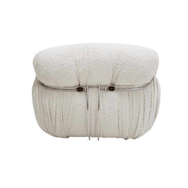 Ivory Vintage Soriana Sofa and Chairs by Tobia Scarpa, Set of 3 For Sale - Image 8 of 18