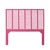 Not Yet Made - Made To Order Liam Platform Bed Double - Pink For Sale - Image 5 of 12