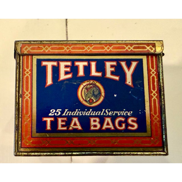 Vintage Coffee and Tea Time Tins, Set of 5 For Sale - Image 12 of 18