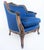 1920s Carved Walnut French Bergeres Armchairs Upholstered in Silk, a Pair For Sale - Image 4 of 15