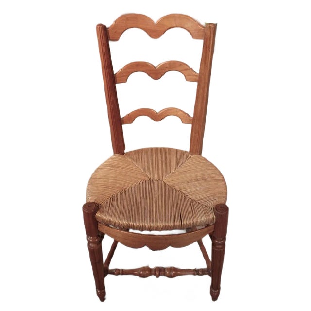 Antique Cherry Dining Chairs, Set of 5 For Sale