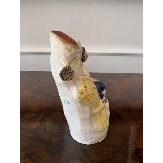 Antique Victorian Staffordshire Flatback Figure, 1860 For Sale - Image 6 of 9