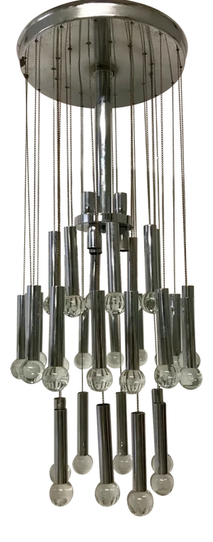 Mid-Century Chandelier by Gaetano Sciolari