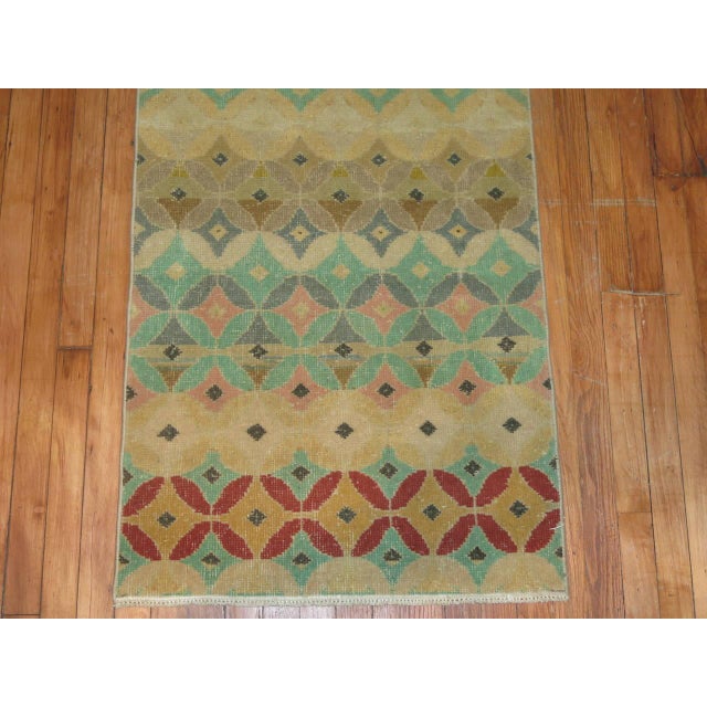 Early 21st Century Midcentury Turkish Anatolian Runner For Sale - Image 5 of 6