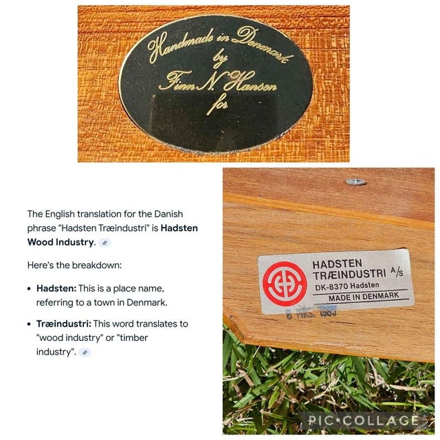 6-Ft, Finn N. Hansen, Danish Modern Teak Executive Desk (C. 1985), Mid-Century Modern For Sale - Image 11 of 11