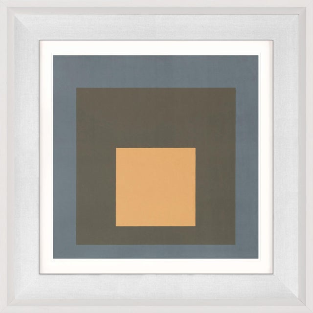 This silkscreen series pays homage to the chromatic interaction studies of Bauhaus graduate Joseph Albers, who used nested...