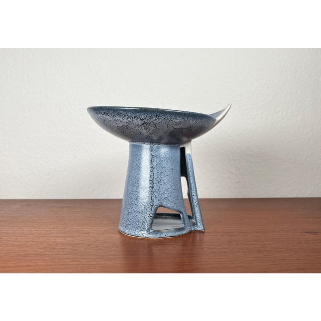 Postmodern German Studio Pottery Abstract Candleholder and Aroma Lamp, 1980s For Sale - Image 4 of 18