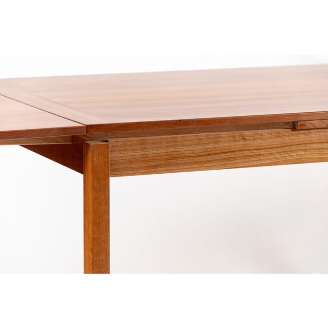 Mid Century Danish Modern Teak Extension Dining Table For Sale - Image 12 of 12