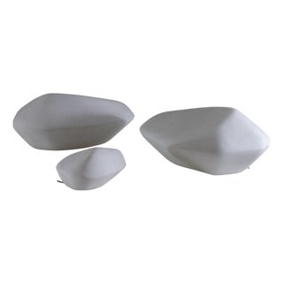 Tre Lampade Stone of Glass Lamps from Oluce, 2000s, Set of 3 For Sale