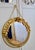 Vintage Hollywood Regency Lighted Rose Mirror in Gilt Metal, 1960s For Sale - Image 6 of 7