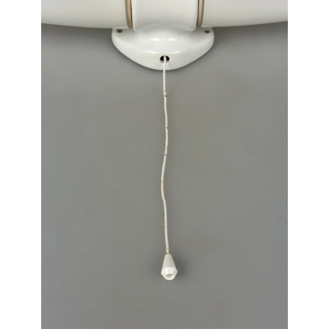 Wilhelm Wagenfeld Ceramic Wall or Ceiling Lamp by Wilhelm Wagenfeld for Lindner, 1950s For Sale - Image 4 of 18