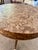 2020s Jonathan Charles Transitional Burl Wood Fulgurite Drum Table For Sale - Image 5 of 8