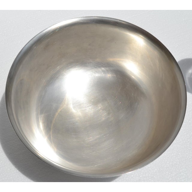 Metal Mid 20th Century Art Deco Fisher Silversmiths Company Silver Plate Bowl Paul Revere For Sale - Image 7 of 16