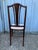 Brown Antique Early 1900s English Edwardian Mahogany Inlaid Dining Chairs- Set of 6 For Sale - Image 8 of 10