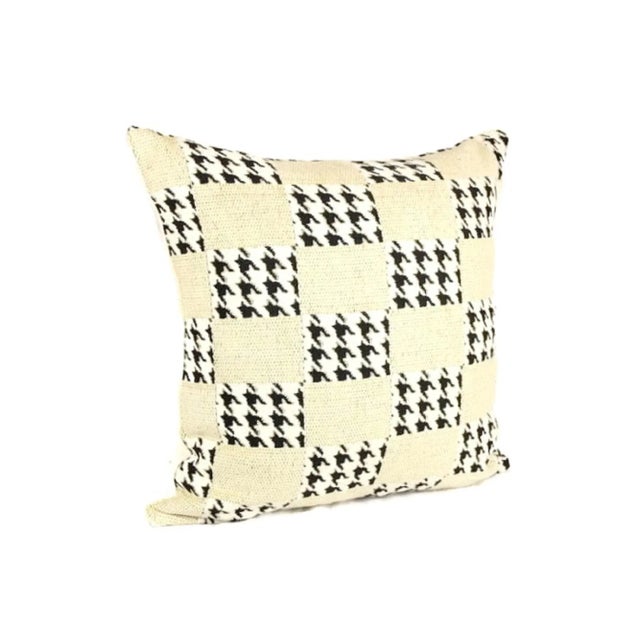 Mid Century Modern Classic Houndstooth & Checkered Pillow - a Pair For Sale - Image 11 of 13