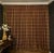 English Custom Silk Plaid French-Pleated Drapery Panel With Olive Leading Edge, 66” X 103” For Sale - Image 3 of 7