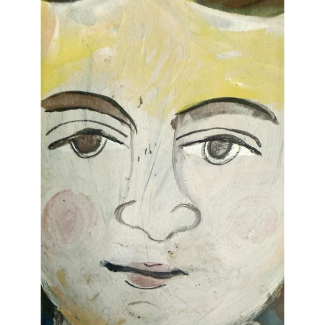 Metal 1960s Ira Yeager Painted Wall Candle Sconce, Attributed For Sale - Image 7 of 12