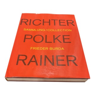 1990s Sammlung Frieder Burda: Gerhard Richter, Sigmar Polke, Arnulf Rainer Book For Sale