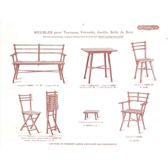 Folding Garden Chair from Thonet, 1920s For Sale - Image 11 of 12