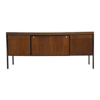 Rosewood Steel Office Credenza For Sale