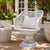 This vintage spun fiberglass pedestal chair is attributed to the designs of Russell Woodard, one of the pioneers of woven...