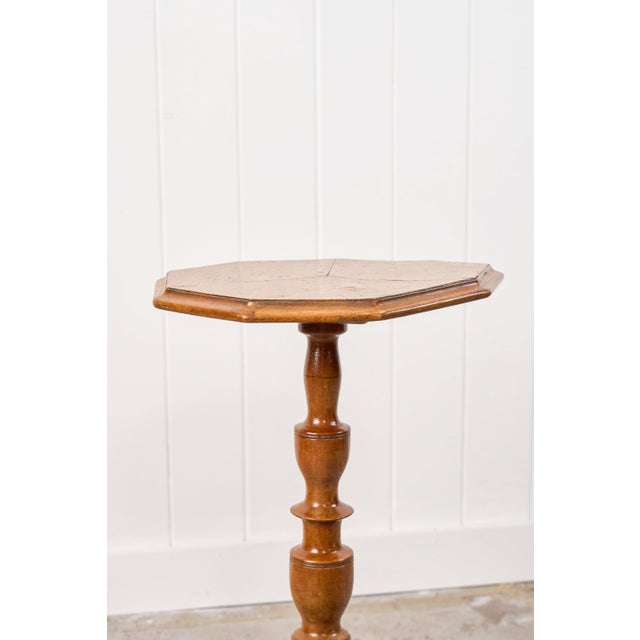 Late 19th Century Late 19th Century Burl Maple Octagon Table For Sale - Image 5 of 6