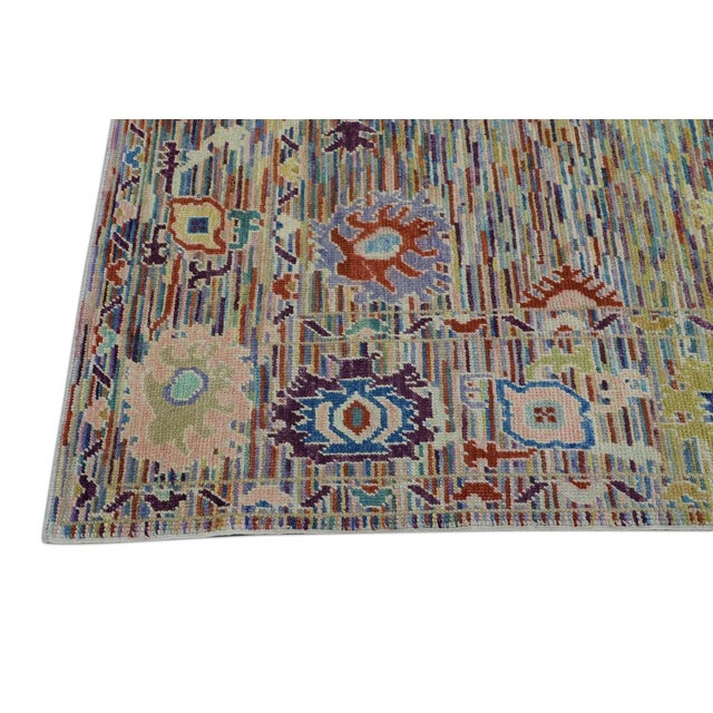 Oriental Hand Knotted Rug Turkish Oushak 8' x 10'1" For Sale In Houston - Image 6 of 9