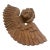Antique Neoclassical Carved Wood Cherub Winged Wall Plaque For Sale