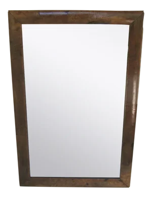 Early English Walnut Mirror with Original Plate 18th or Early 19th Century Non Directional