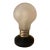Vintage Ikea Postmodern Blinda B9818 Frosted Glass Light Bulb Table Lamp For Sale