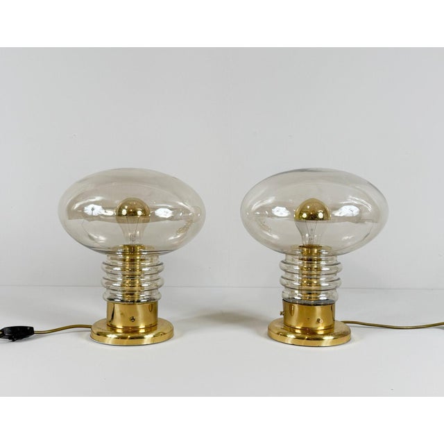 Mid-Century Modern Mushroom Lamps by Luigi Colani, 1970s, Set of 2 For Sale - Image 4 of 18