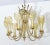 Light up your retro room in style with this glamorous chandelier from the 1970s. Eight candelabra lights provide ample...