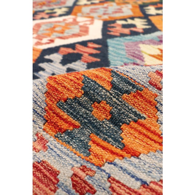 Pasargad Home Kilim Multi Wool Area Rug- 8' 6'' X 11' 3'' For Sale - Image 4 of 6