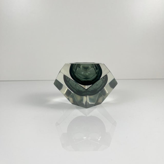 Mid-Century Modern Sommerso Ashtray in Murano Glass, Italy, 1970 For Sale - Image 3 of 12