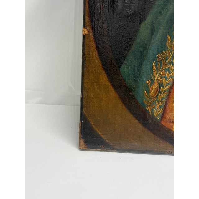 Blue Fine Quality 18th Century Continental School Portrait of a Nobleman For Sale - Image 8 of 11