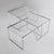 Three Coffee Tables in Glass and Chromed Metal, 1970s, Set of 3 For Sale - Image 6 of 11
