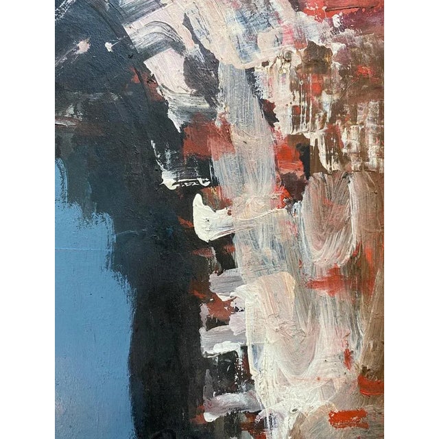 William Goliasch, La porte bleue, 1971, Gouache on Paper For Sale - Image 4 of 6