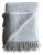 Cream Belgian Linen and Wool Throw-Xl For Sale