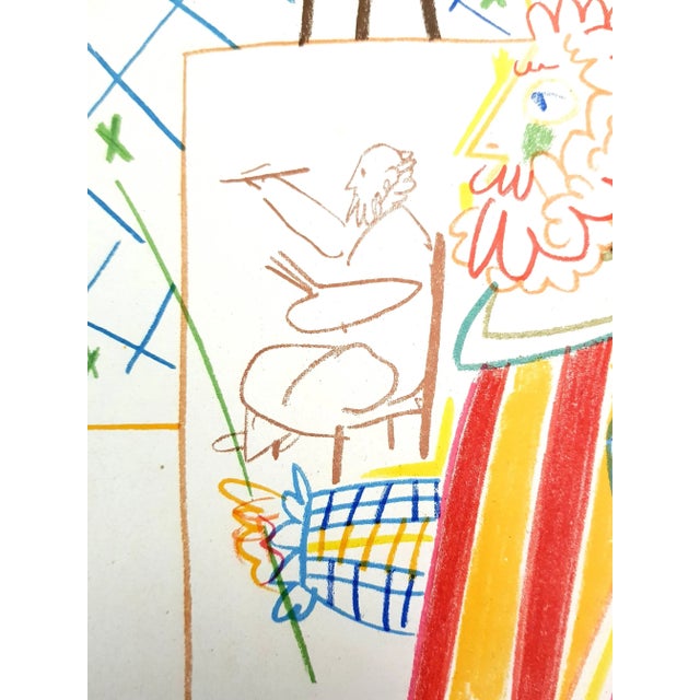 Pablo Picasso The Human Comedy - Lithograph 1954 For Sale - Image 4 of 5