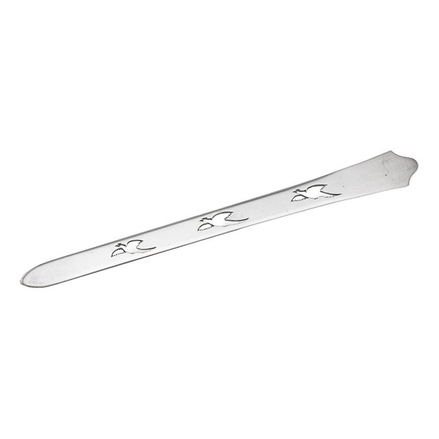 Antique British Silver Letter Opener from Asprey & Co, 1913 For Sale