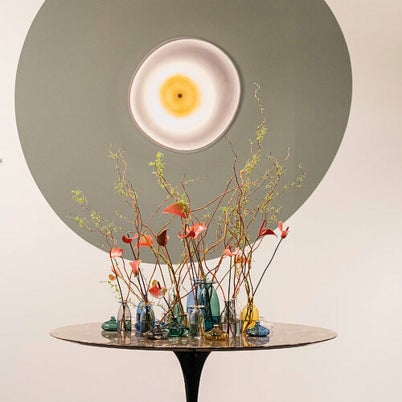 Contemporary Un Fiore Vase 19 - Gray For Sale - Image 3 of 5