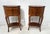 Small 20th Century Kidney-Shaped Chests of Drawers in Marquetry Veneer, Set of 2 For Sale - Image 3 of 14