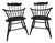 1930s Nichols & Stone Co Comb Back Arm Chairs (Two) For Sale