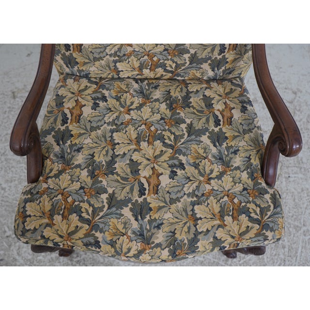Set of 6 French Louis XV Style Tapestry Dining Room Chairs For Sale - Image 10 of 18
