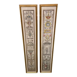Neoclassical Engravings - A Pair For Sale