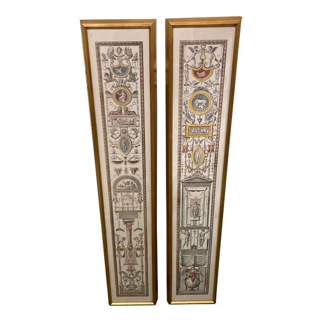 Neoclassical Engravings - A Pair For Sale