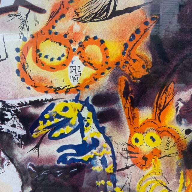 1960s “Who Stole the Tarts”Salvador Dali Color Lithograph For Sale In Boston - Image 6 of 11